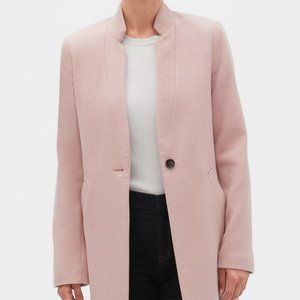 Banana Republic Pink Car Coat Size Petite Extra Small XS (NWOT)